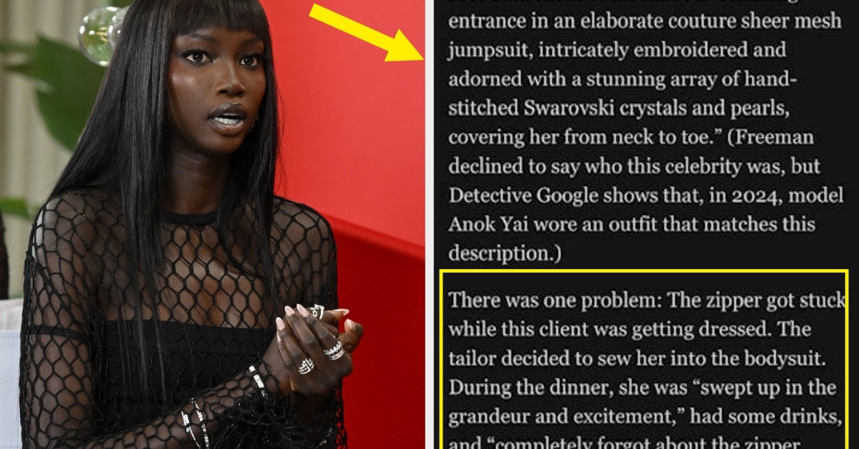 Anok Yai Had A Strong Response After People Claimed She Did This At The Met Gala