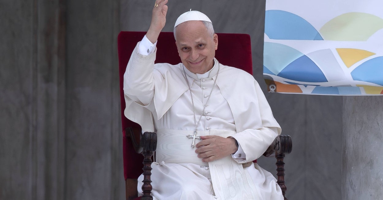The Internet Is Looooooosing It Over Pope Leo's Sneakers