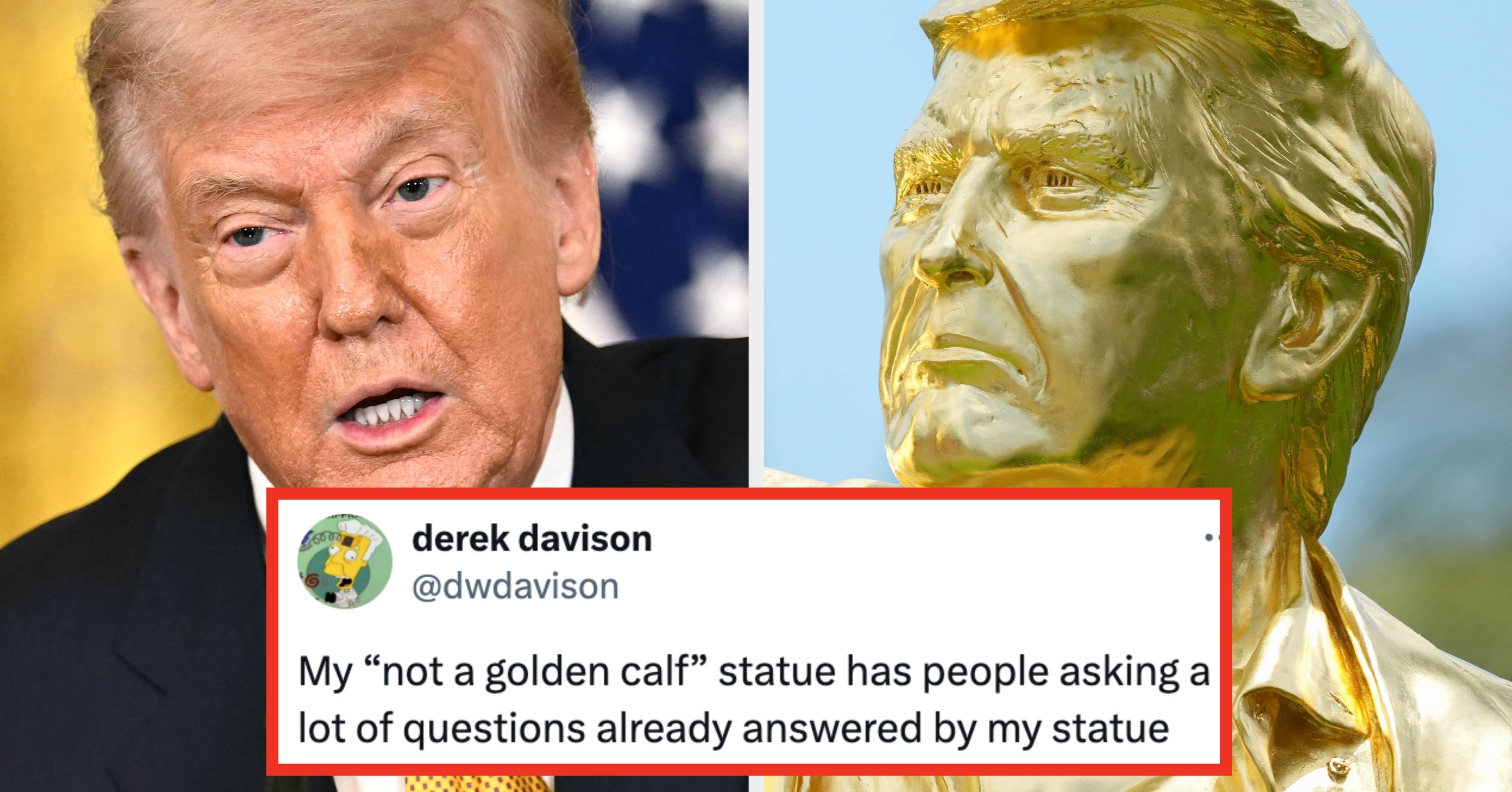 This MAGA Pastor's Defense Of A New Golden Trump Statue Is Being Mocked With A Biblical Comparison