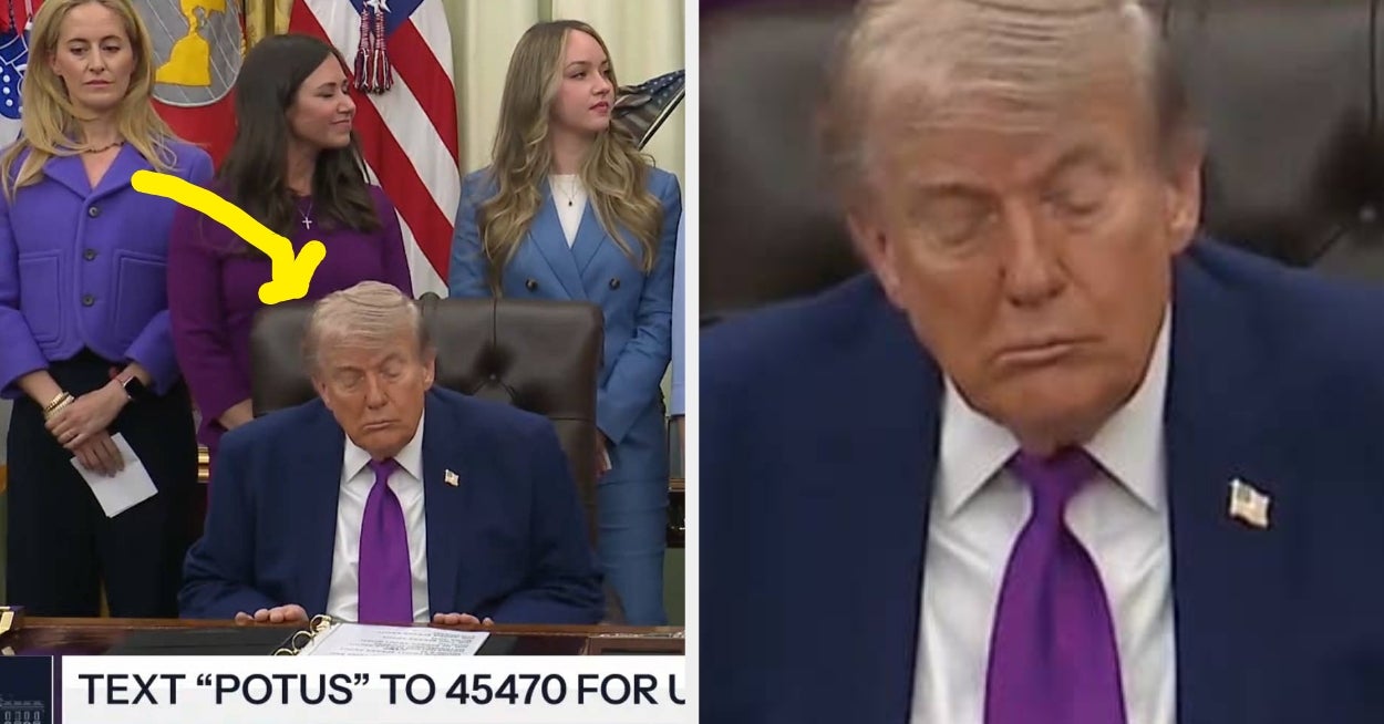 The White House Said Trump Was Blinking, Not Asleep, In This Meeting — So Here's A Long Video Of Him "Blinking"