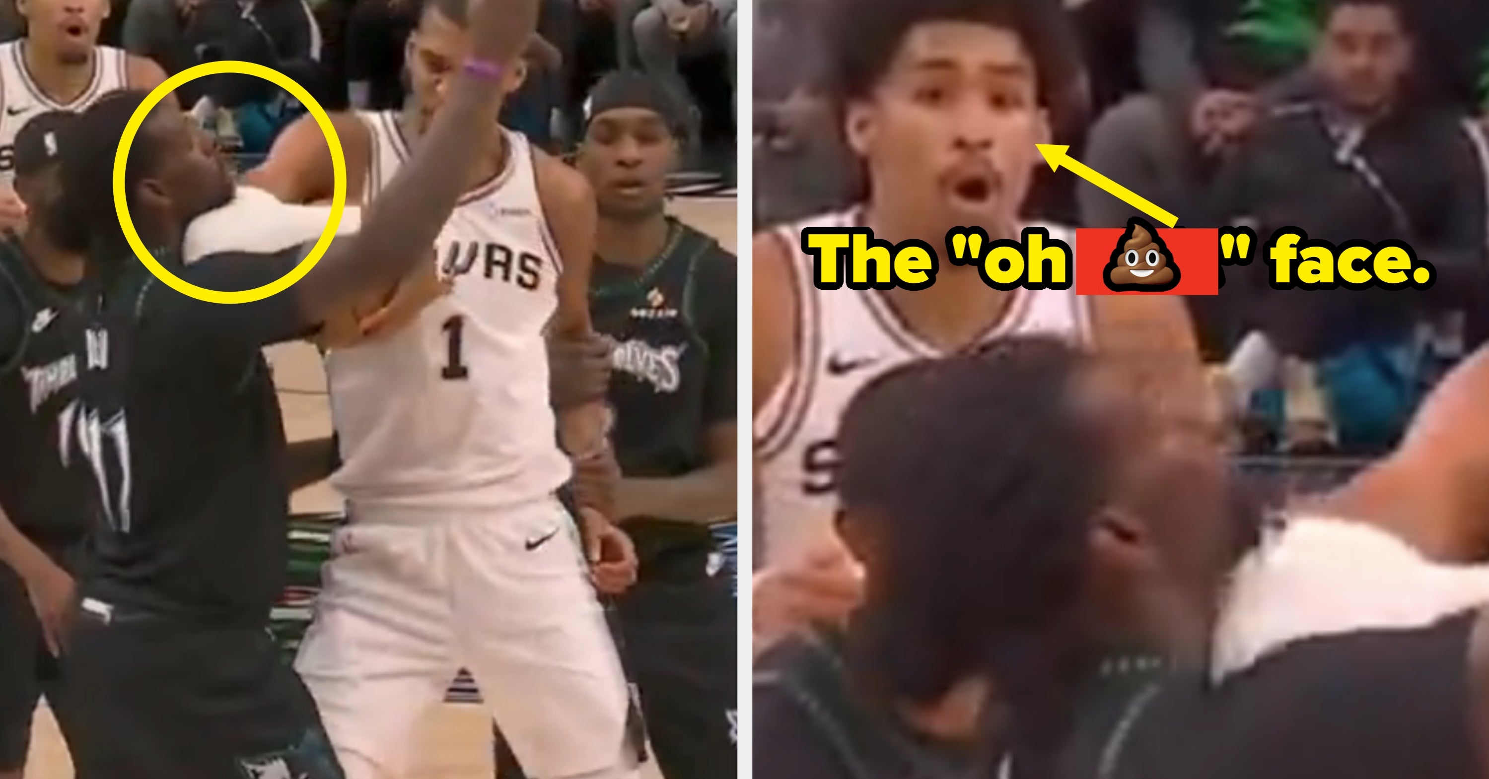 NBA Fans Are Losing Their Minds Over Wembanyama's Throat Elbow Incident And Whether A Suspension Is Actually Warranted