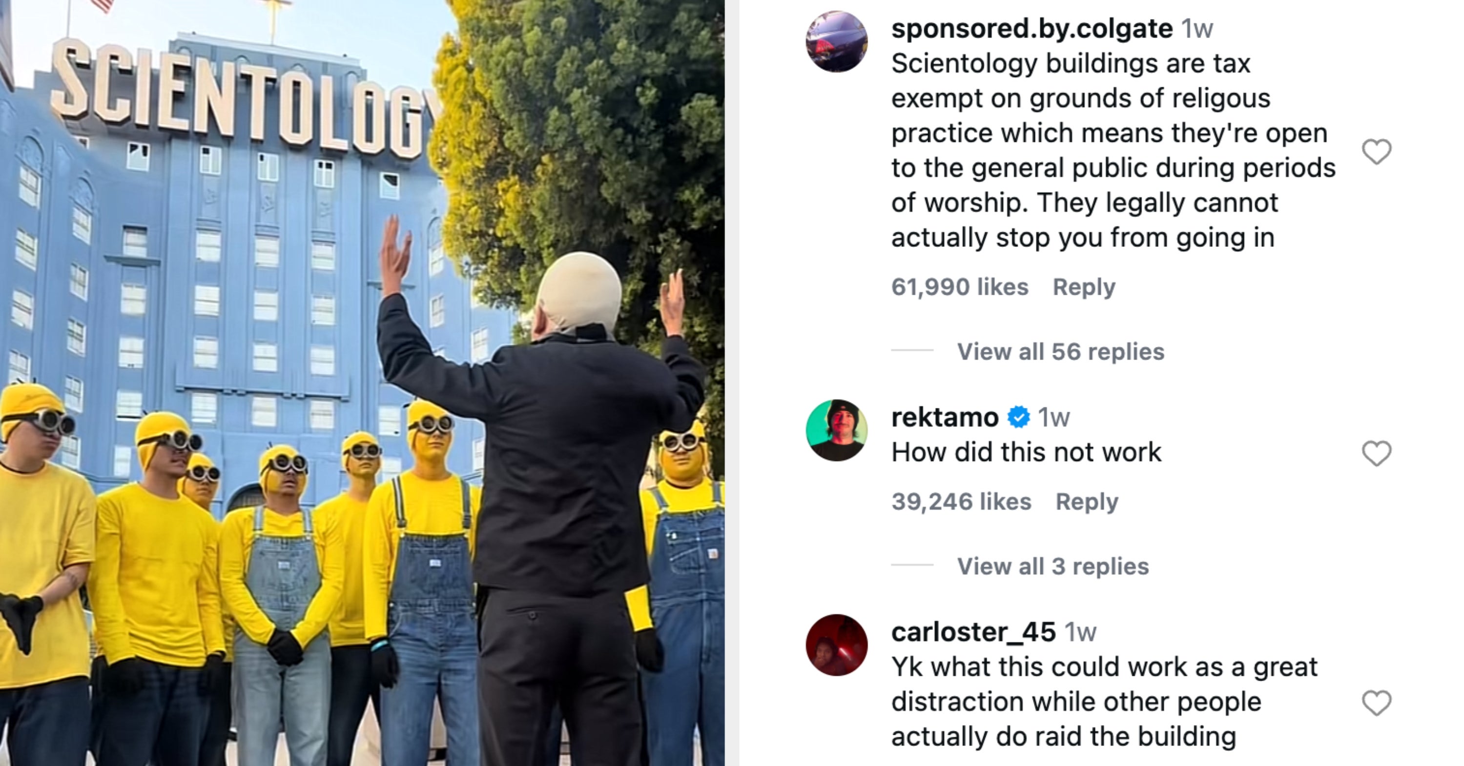 Gen Z'ers Are Storming Scientology Buildings Like It's Area 51, And Scientologists Are NOT Happy About It