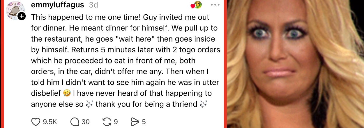 "My Brain Is -Breaking- About It": People Are In Utter Disbelief After Learning About This One Specific Red Flag Some Men Are Doing When It Comes To Eating A Meal On A Date