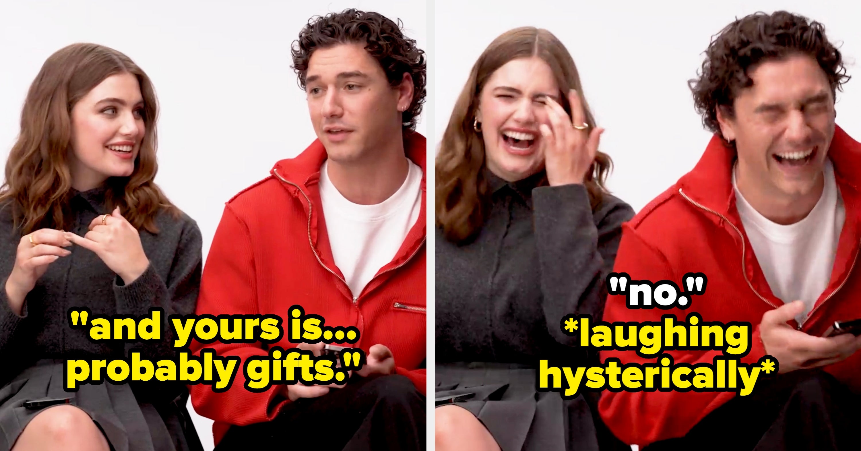 "Off Campus" Stars Ella Bright And Belmont Cameli Put Their Offscreen Friendship To The Test With This Costar Quiz
