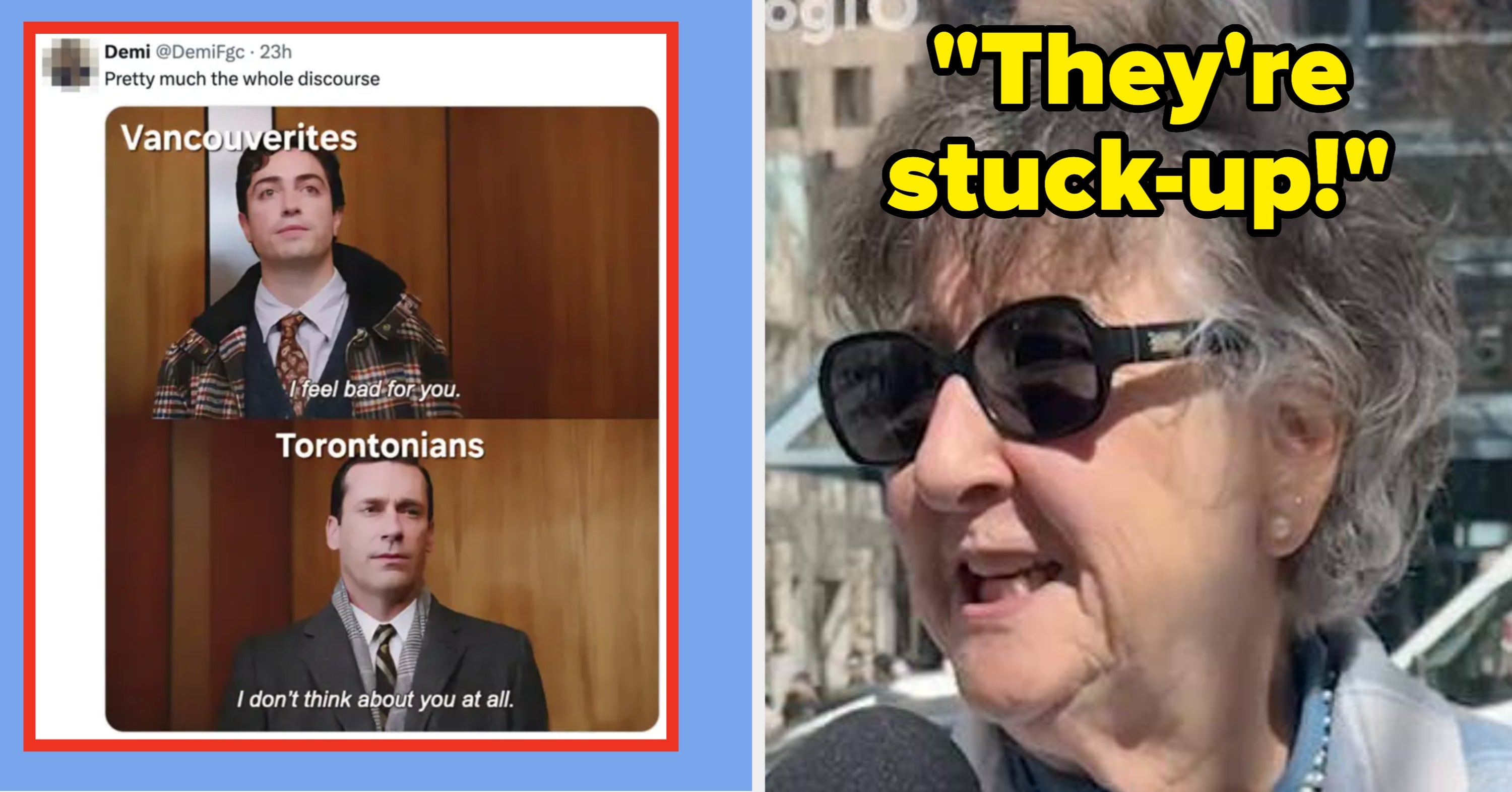 Vancouverites Called Toronto A City Of "Stuck-Up Finance Bros," And Toronto Clapped Back In The Most Unexpected Way
