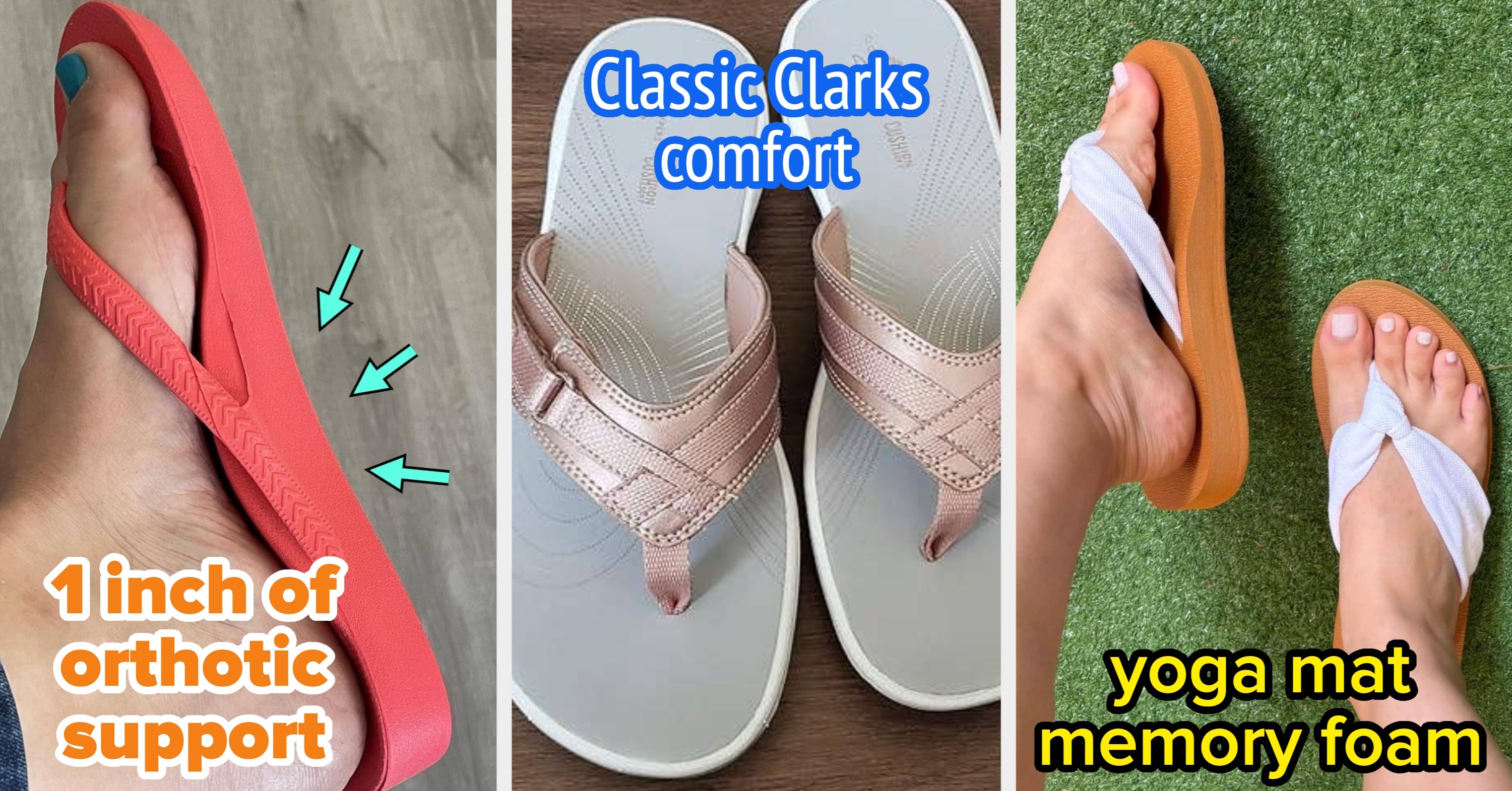 11 *Actually* Supportive Flip-Flops That’ll Make You Throw Away Your Old $5 Pairs