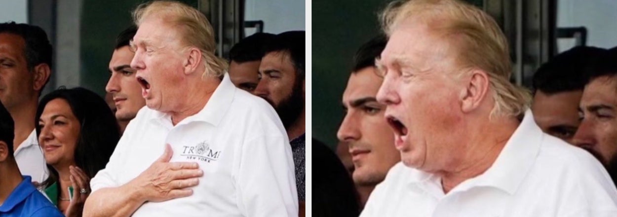 "He's Literally Rotting, But Ok": This MAGA Attempted To Compliment Trump's Appearance, And It Backfired In The Most Spectacular Way