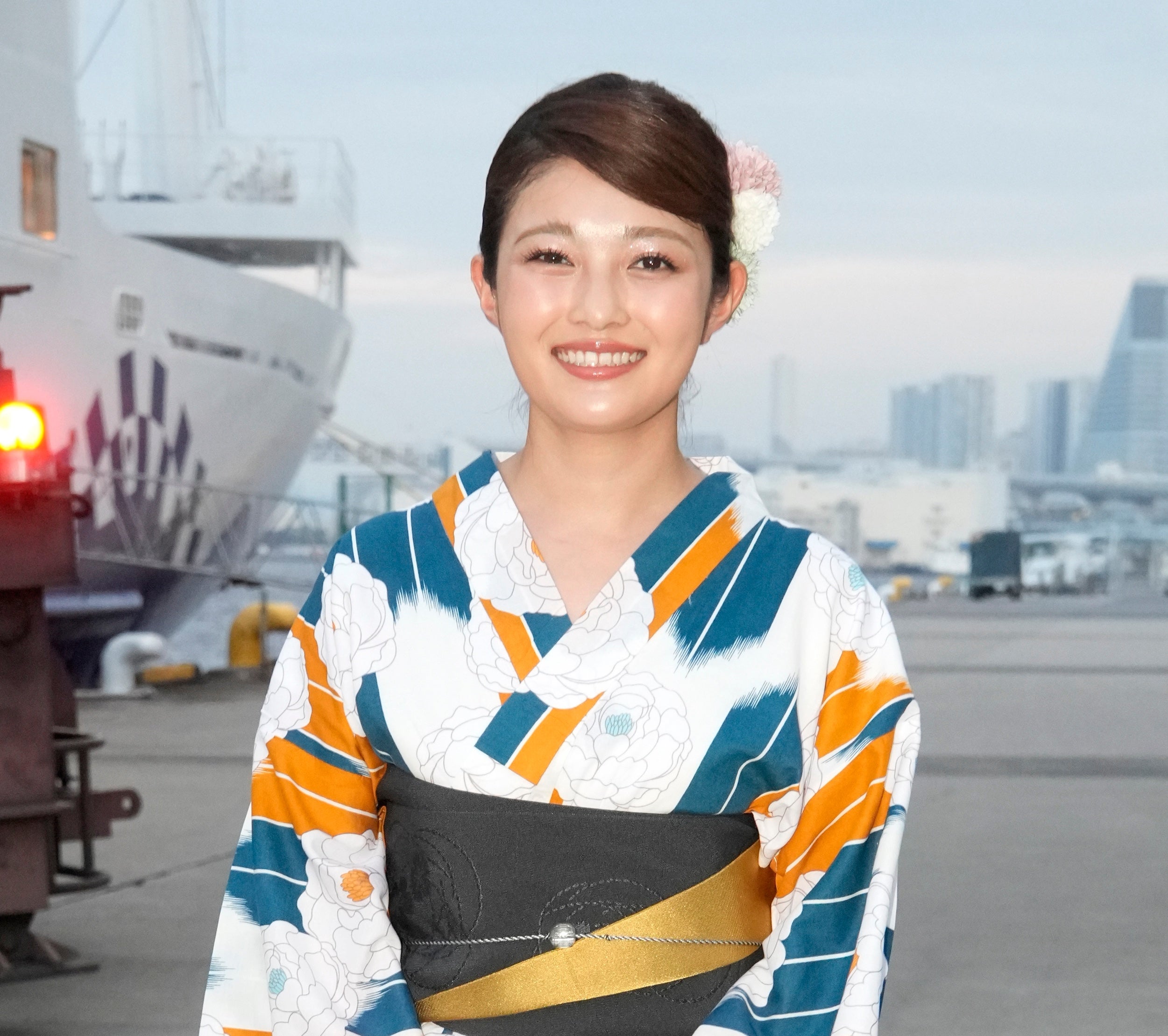 井上咲楽さん（時事通信フォト）