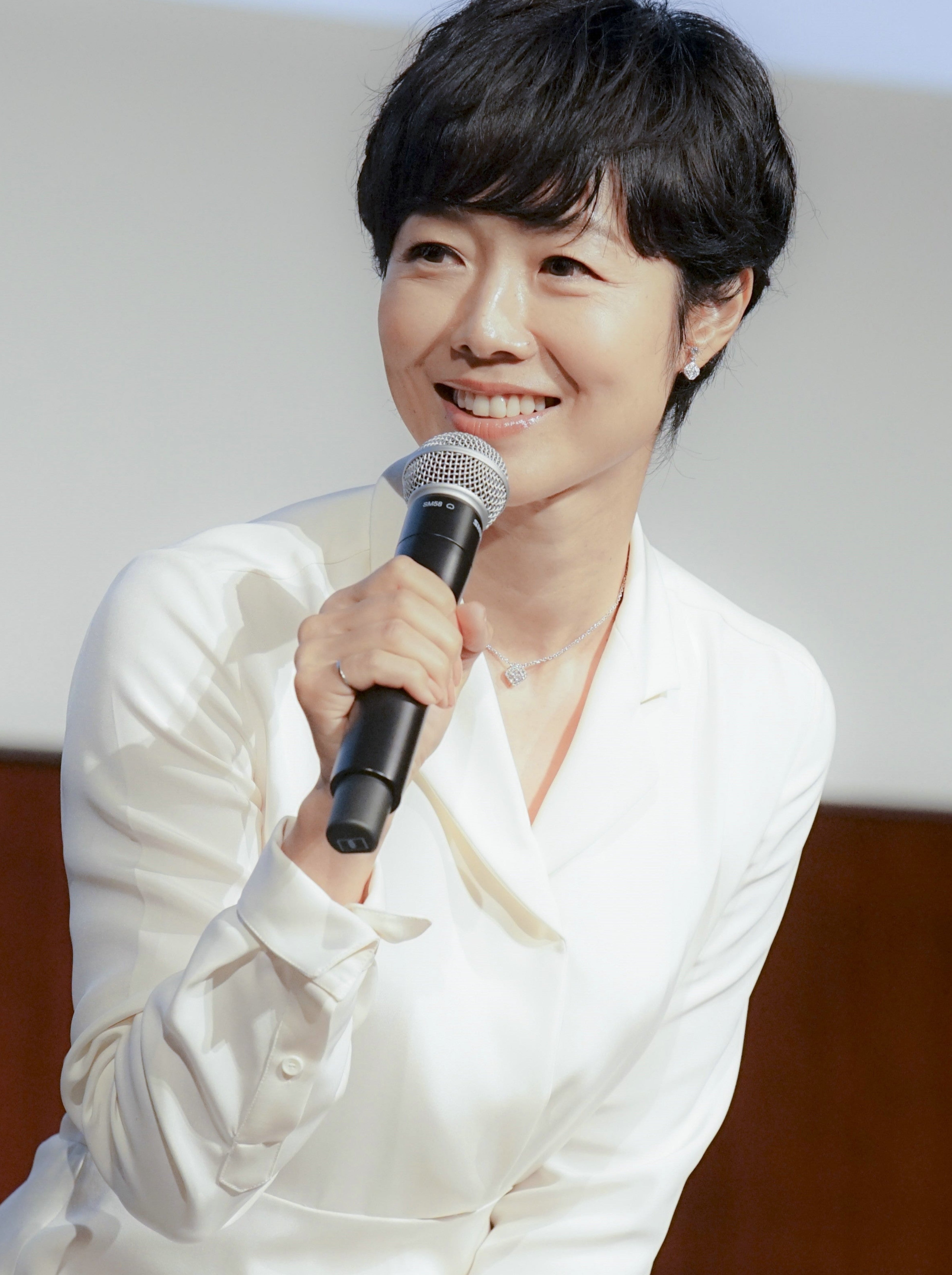 有働由美子さん（時事）
