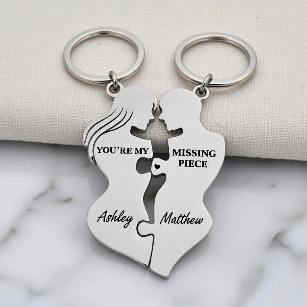  "You're my missing piece," and names Ashley and Matthew