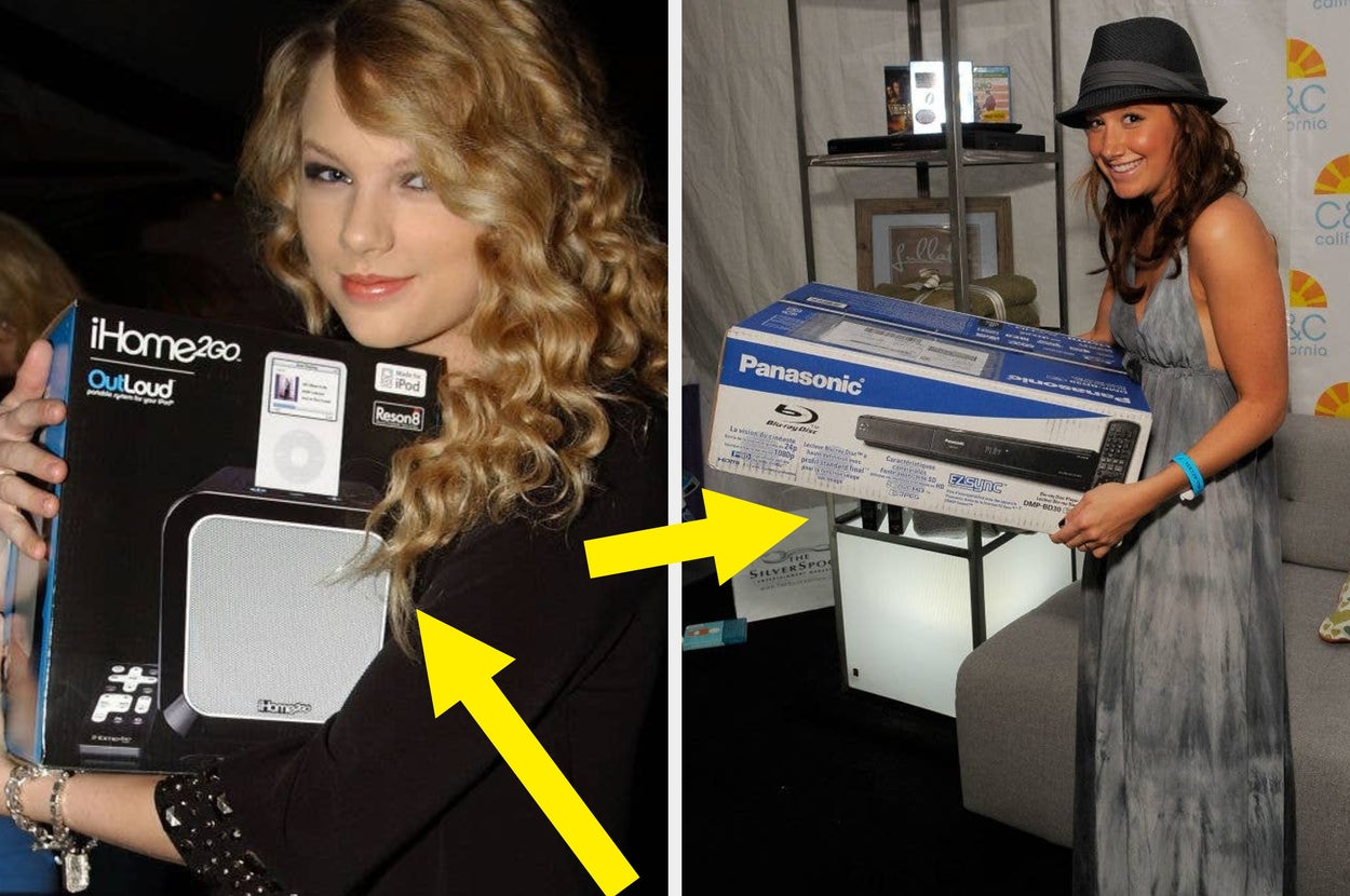 63 Very Awkward Pictures Of Celebrities Posing With Things So They Could Get Them For Free That Will Never Not Be Funny