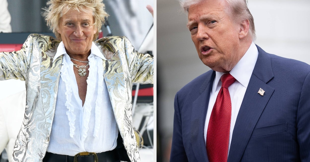 Rod Stewart Met King Charles On The Red Carpet And His Three-Word Description Of Donald Trump Is Going Viral