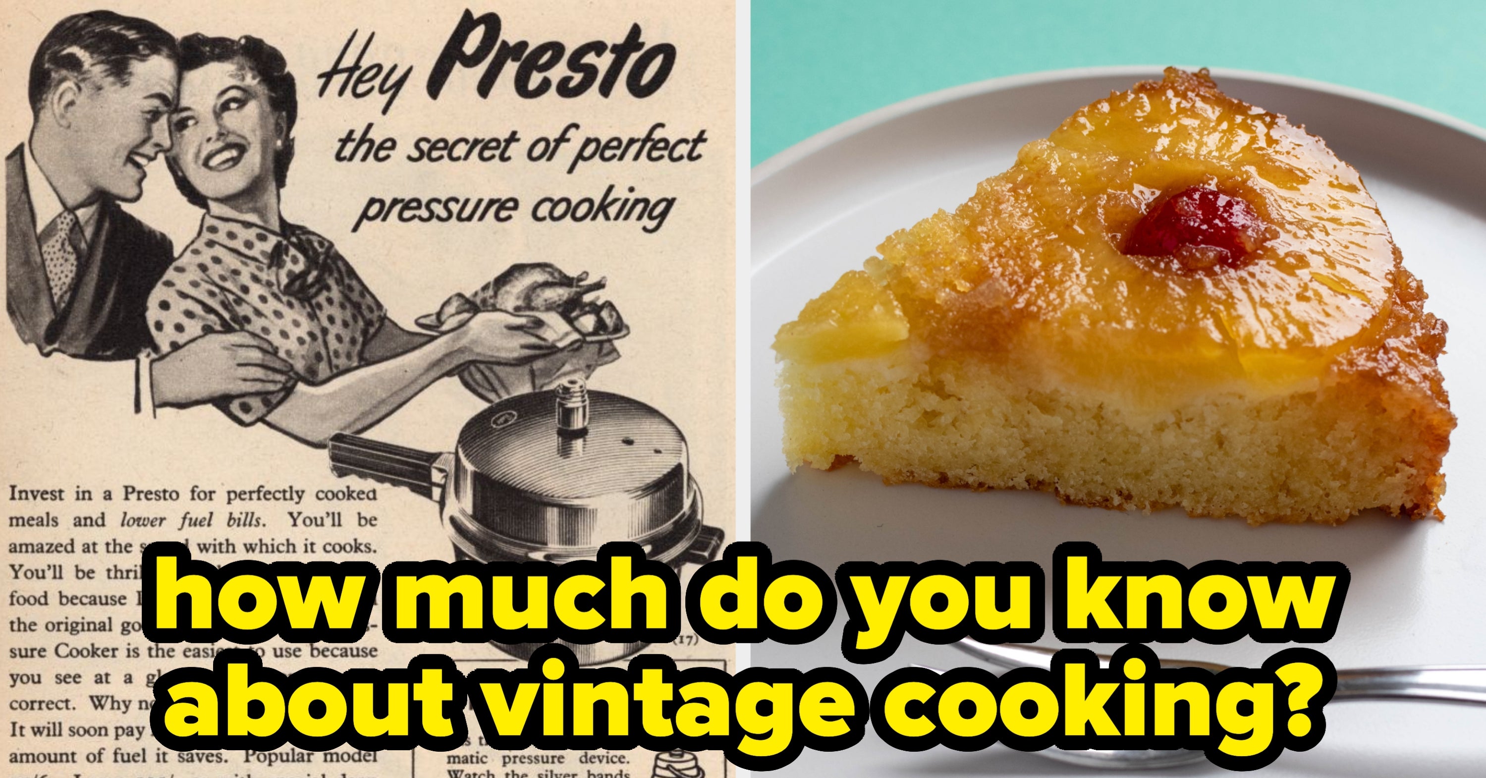 This 25-Question Vintage Food Trivia Quiz Is So Difficult, You Won't Be Able To Pass Unless You Cook Professionally