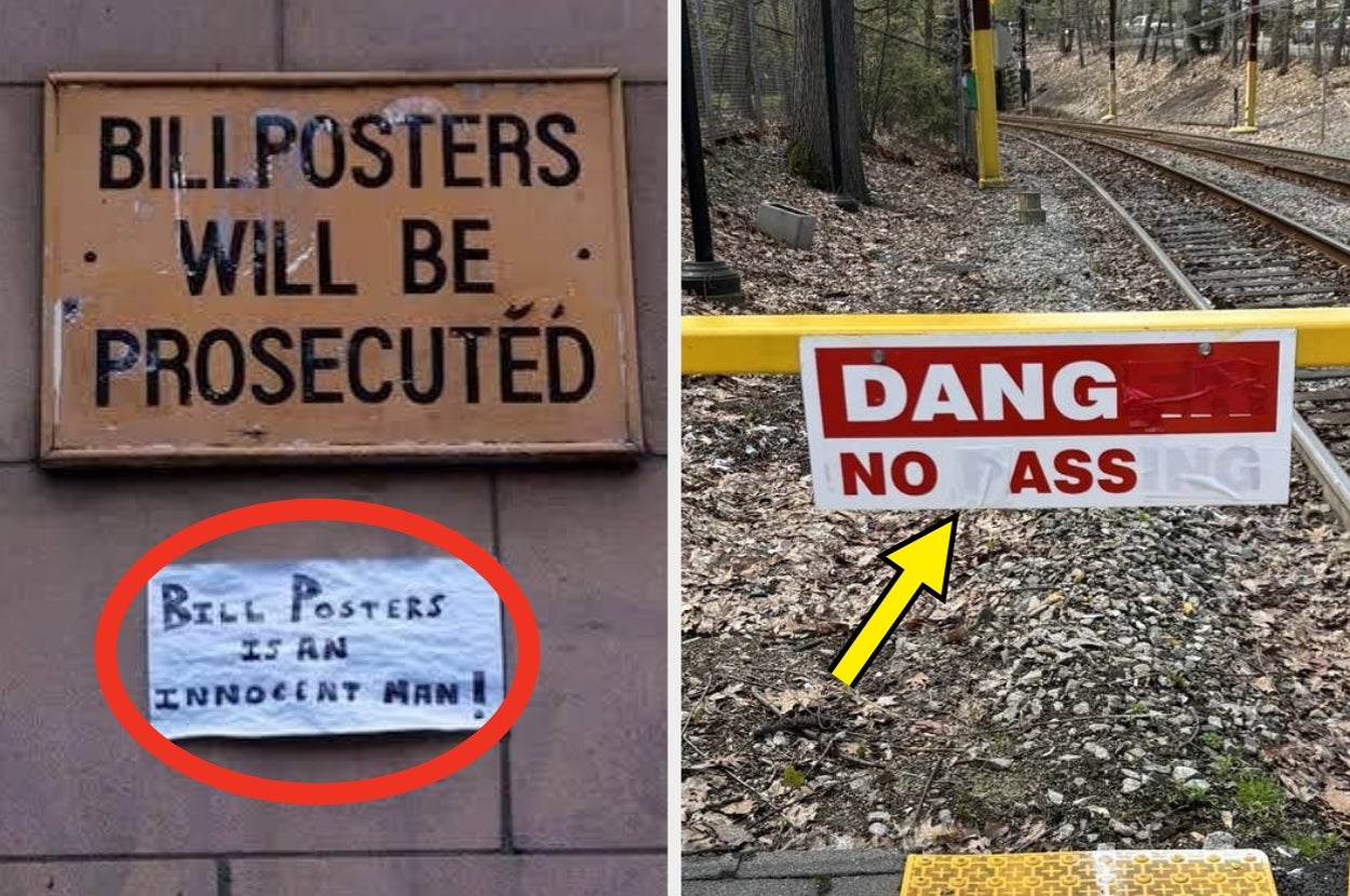 101 Instances Of Low-Stakes Vandalism That Are Way Funnier Than They Have Any Right To Be