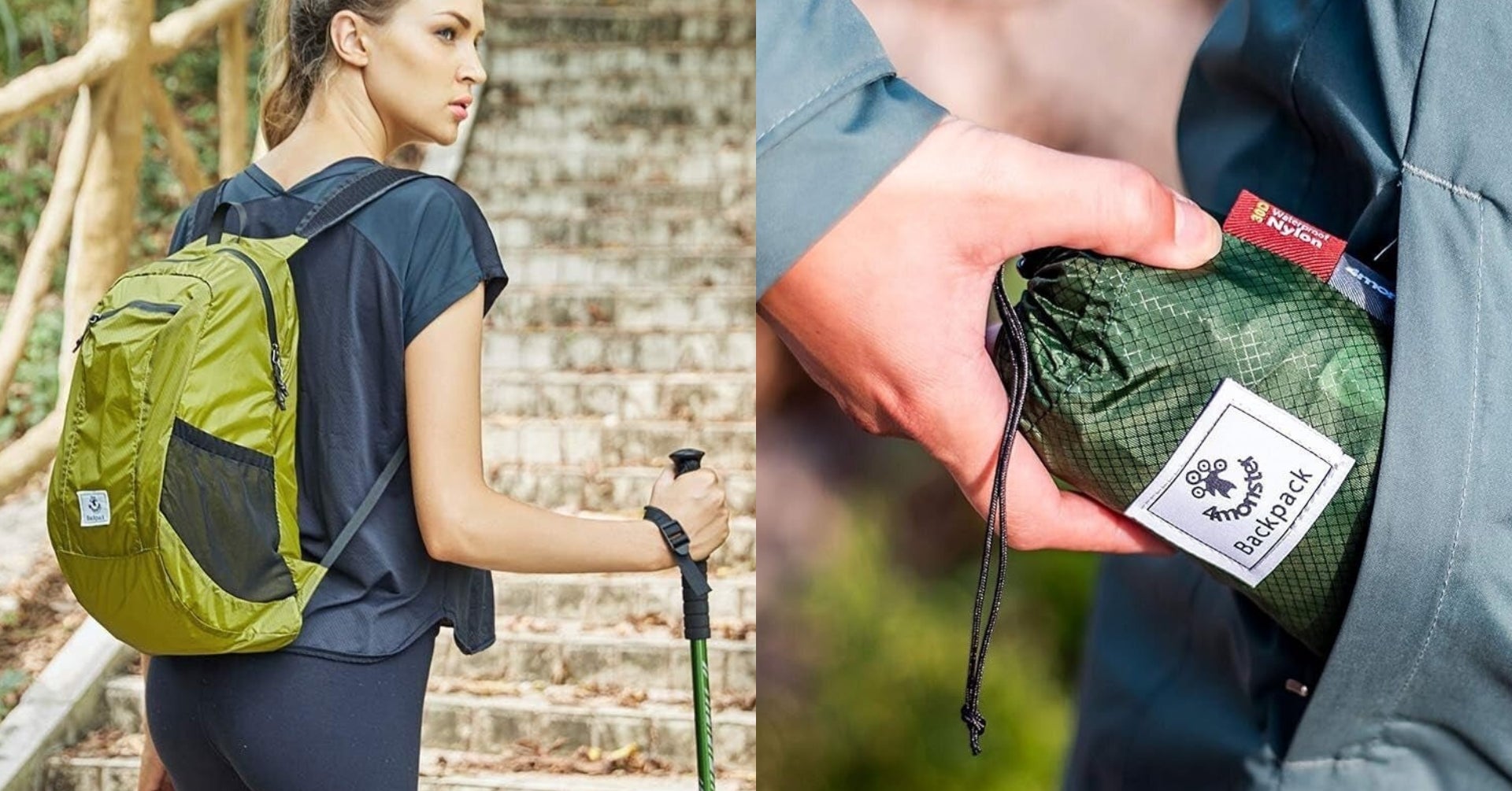 This 4-Ounce Travel Backpack Packs Up So Small, It Feels Like Actual Sorcery
