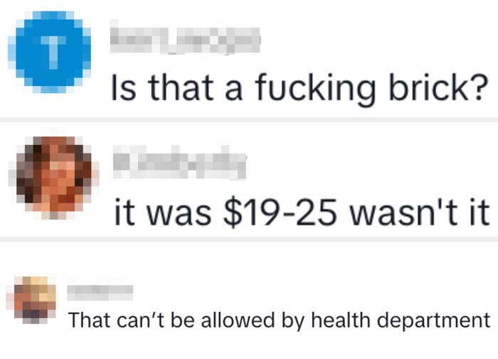 Comment asking humorously if an object is a brick