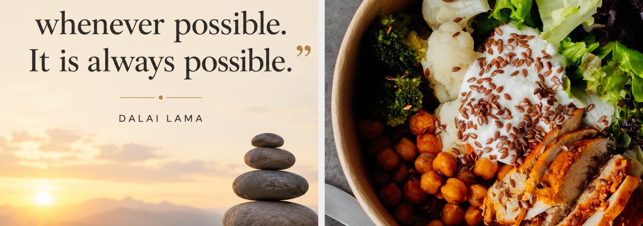 Make A Gourmet Protein Bowl And I'll Give You A Quote To Ponder