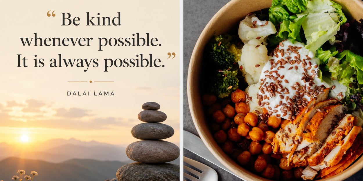 Make A Gourmet Protein Bowl And I'll Give You A Quote To Ponder