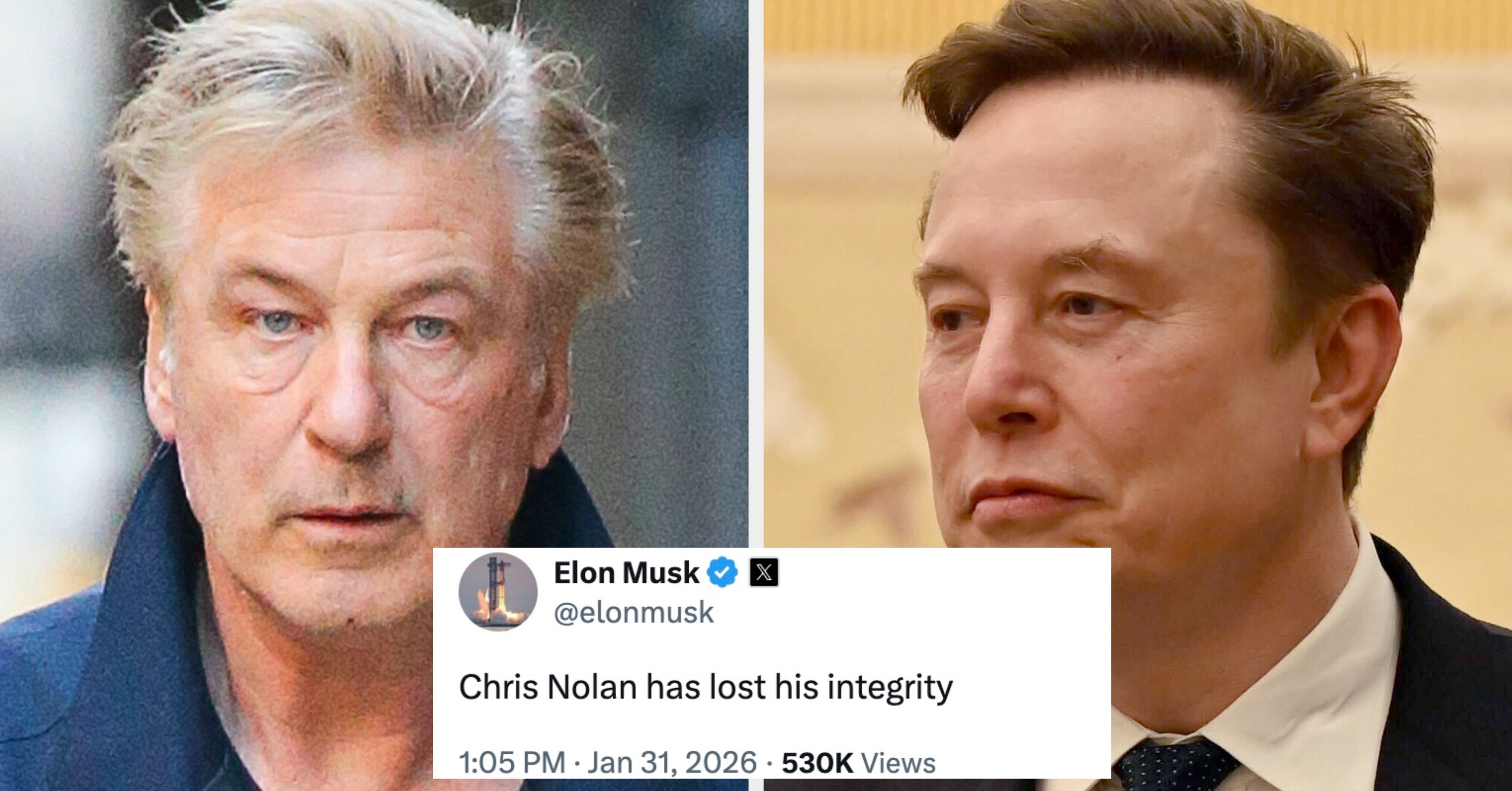 Here's How Alec Baldwin Brilliantly Responded To Elon Musk's Criticism Of Christopher Nolan