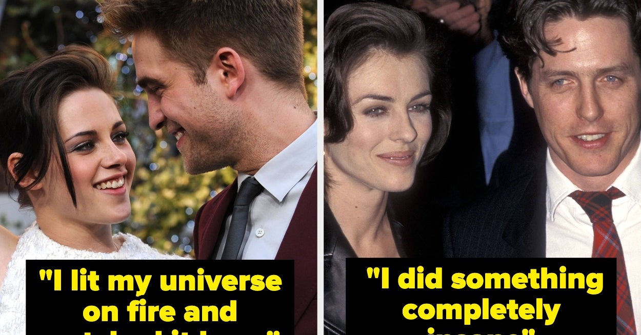 "I Lit My Universe On Fire And I Watched It Burn": 12 Celebrity Cheating Scandals That Were So Devastating I Literally Lost All Faith In Relationships