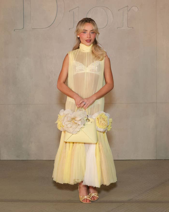 Sabrina Carpenter's Sheer Dior Dress Goes Viral Sabrina Carpenter's Sheer Dior Dress Goes Viral