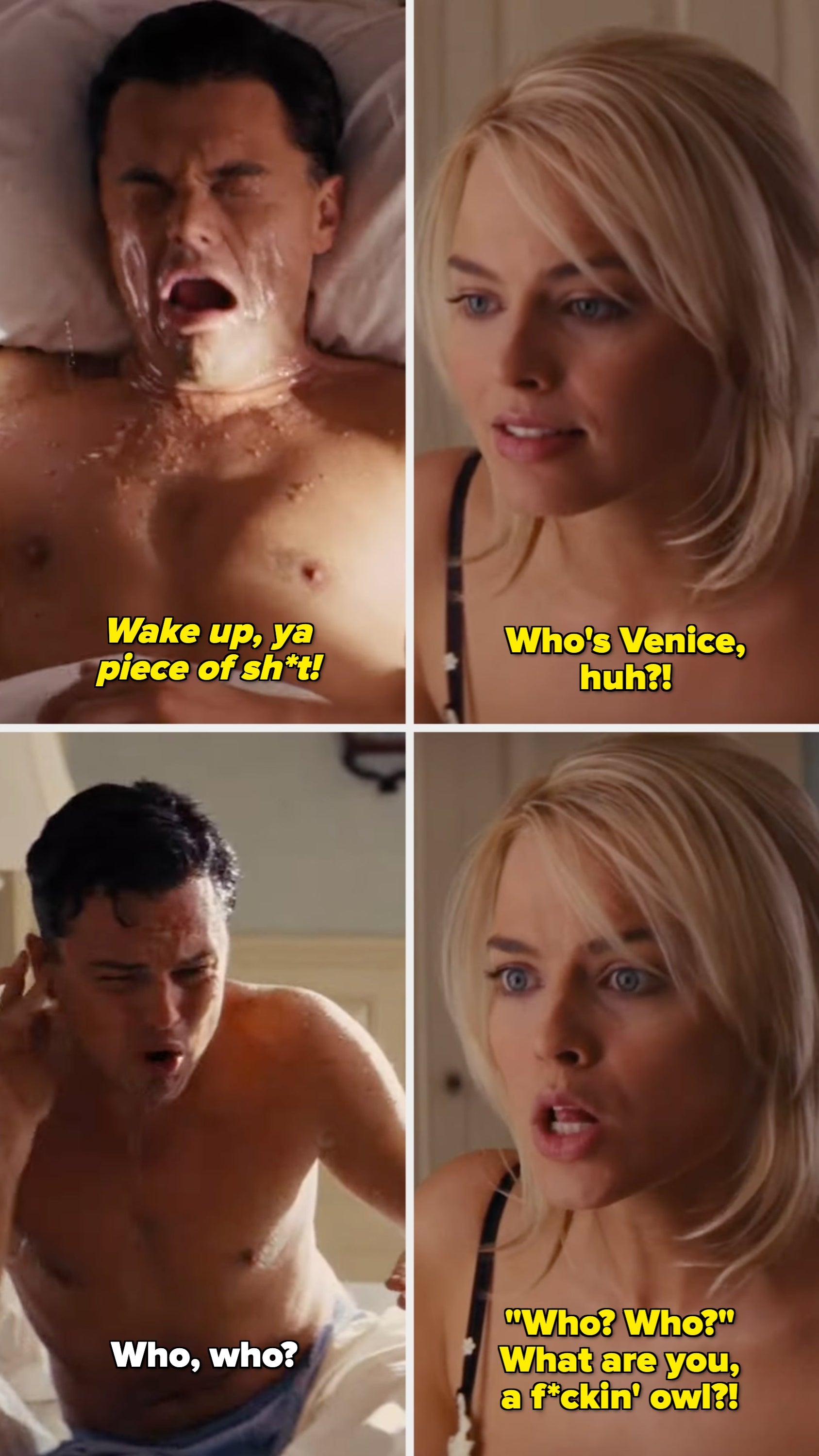 Margot Robbie and Leonardo DiCaprio successful  "The Wolf of Wall Street"