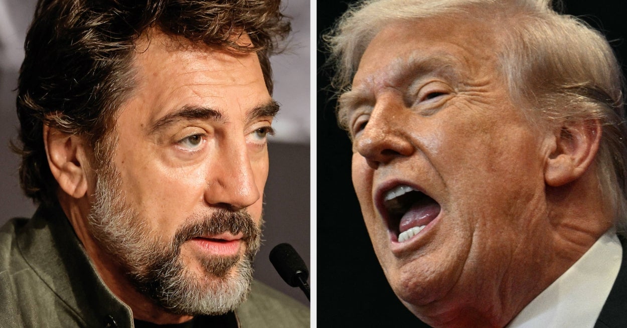 Javier Bardem Just Slammed Donald Trump And His Masculinity In An Unfiltered Moment At Cannes, And It's Actually Amazing