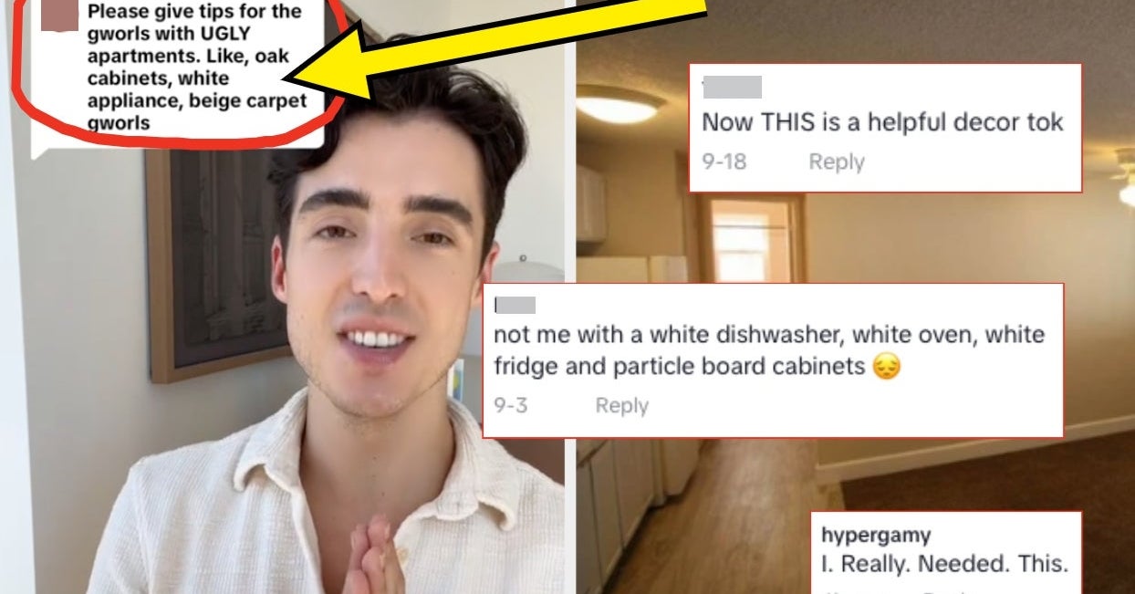 This Interior Designer's Brilliant Hacks For Fixing "Ugly Apartments" Are Going Viral, And They're Game-Changing For Anyone With Beige Carpets