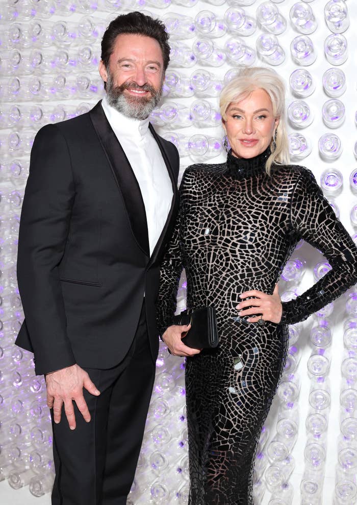 Hugh Jackman and Deborra-Lee Furness on the red carpet
