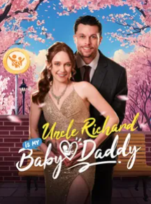 "Uncle Richard is My Baby Daddy." Blossoming trees successful the background