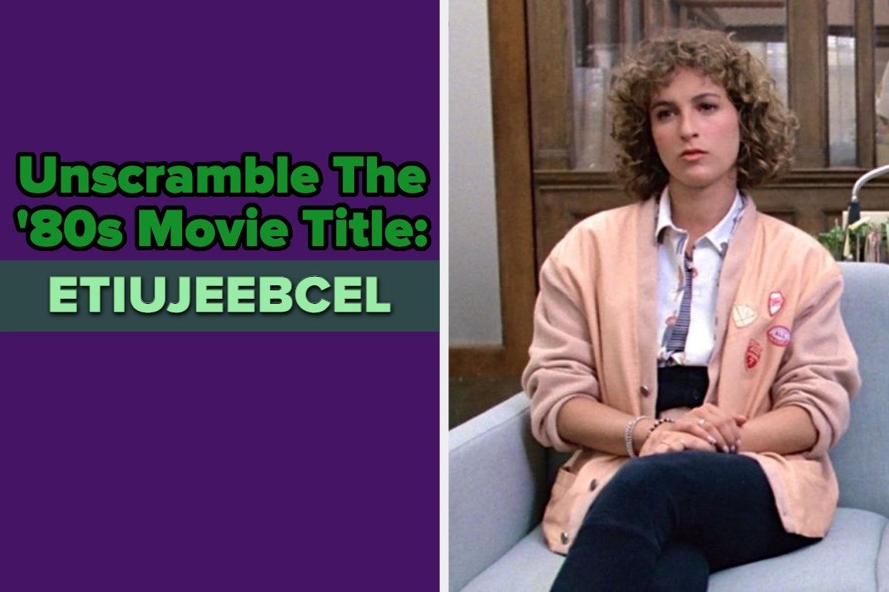 Even Though They're SUPER Popular Titles, This '80s Movie Unscramble Quiz Is Hard
