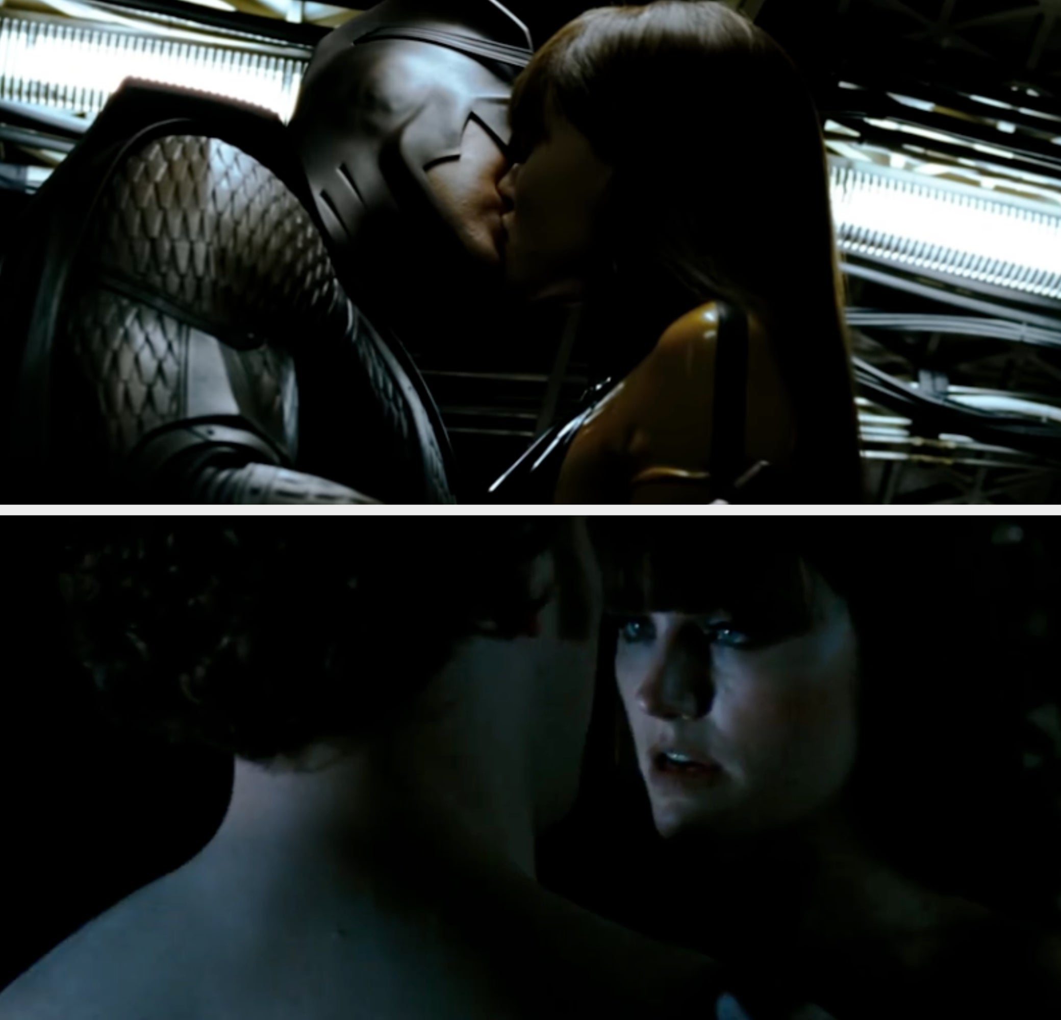 Nite Owl and Silk Spectre buss  and undress successful  Watchmen