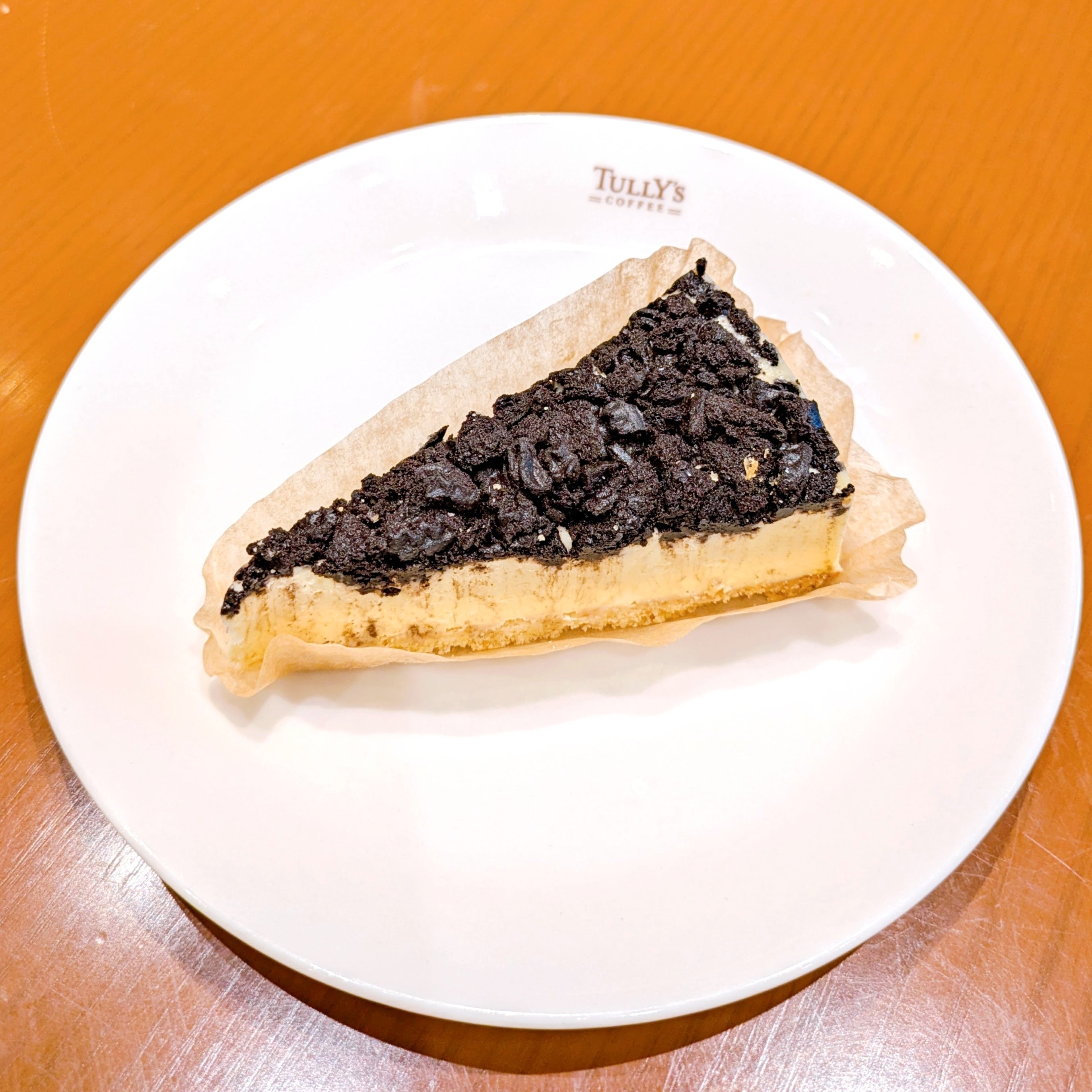 タリーズ「クッキークリームチーズケーキ」