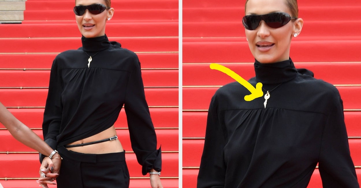 Bella Hadid Wore A Key Necklace At Cannes, And Here's Why It's An Important Symbol