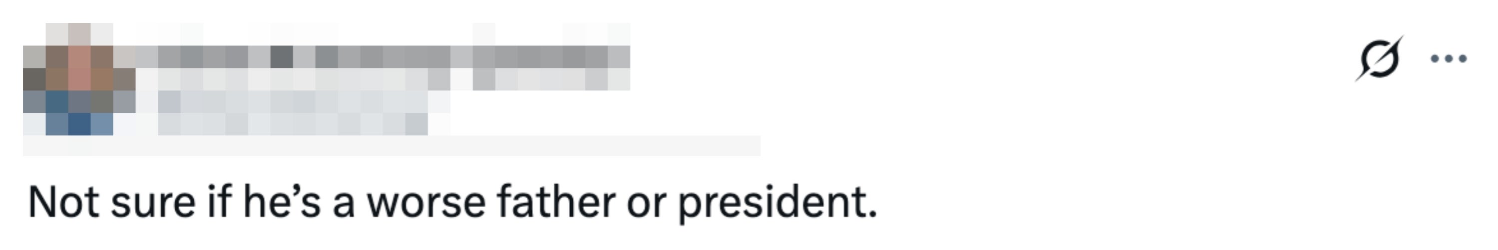  "Not definite   if he's a worse begetter  oregon  president."