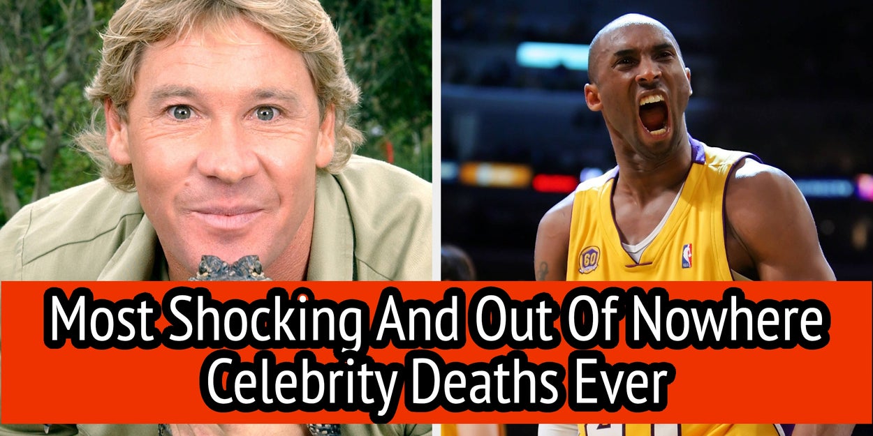 The Most Shocking Celebrity Deaths Ever