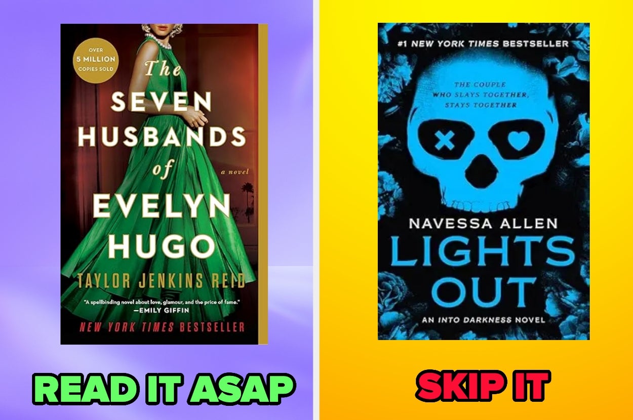 "The Seven Husbands of Evelyn Hugo" recommended; "Lights Out" not recommended