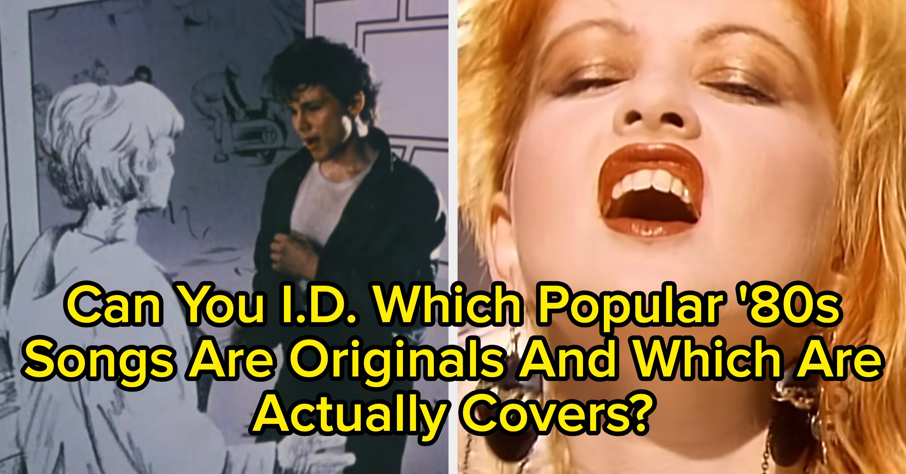 I Bet You Can't Tell Whether These '80s Songs Were Originals Or Covers Unless You're Over 50