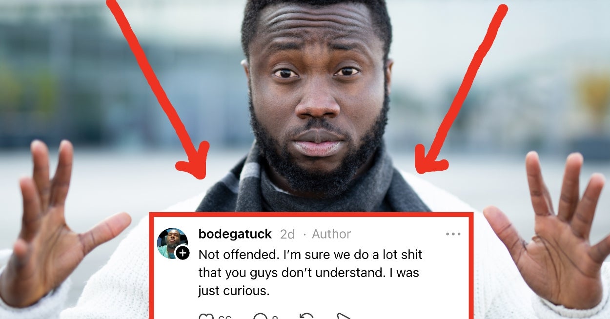"Y'all Out Here Just Offended By Everything. Must Be Tiring": White People Are Trying To Explain Why They Always Say This Exact Same Phrase After A Black Person Was Genuinely Curious, And Things Took An Unnecessary Turn
