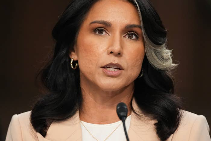 Director of National Intelligence Tulsi Gabbard appears during a Senate Committee hearing