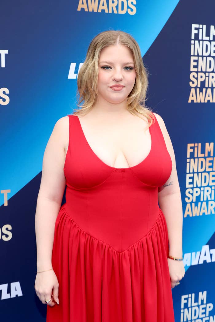 Francesca Scorsese successful  a  formal  astatine  the Film Independent Spirit Awards