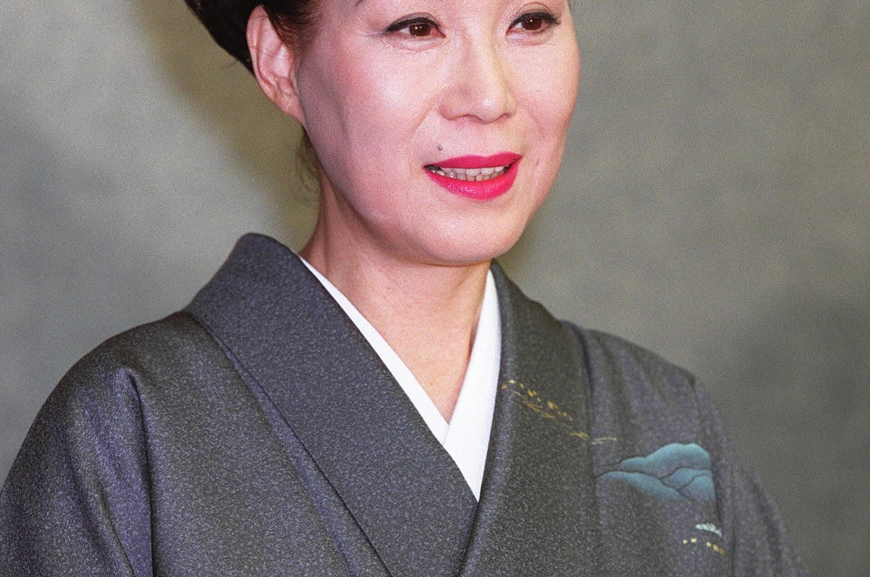 島倉千代子さん（時事／1999年撮影）