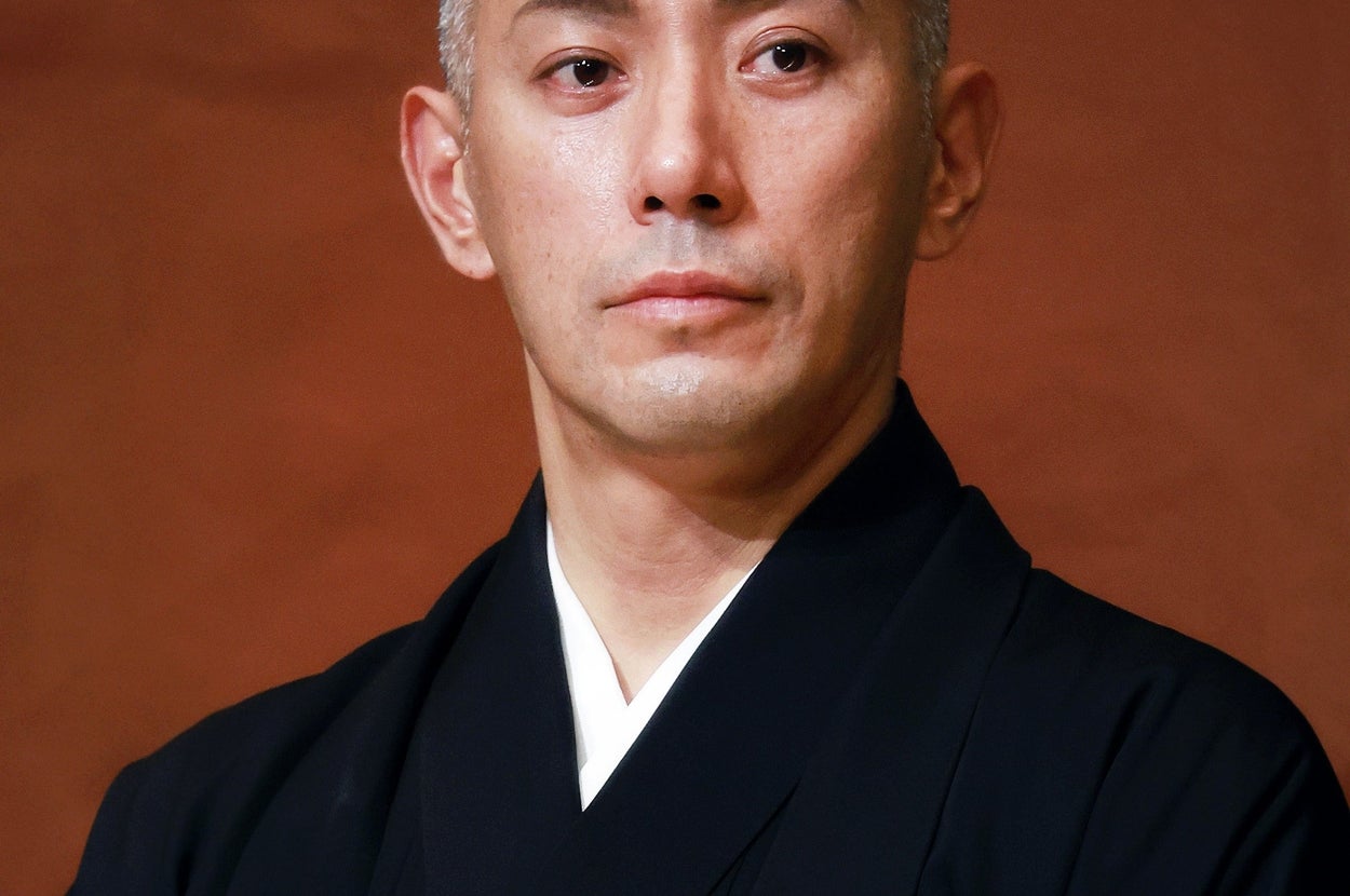 市川團十郎さん（時事）