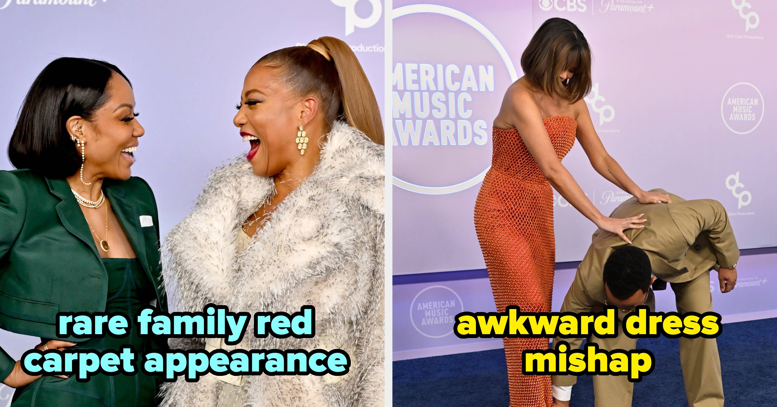 Queen Latifah’s Made A Rare Red Carpet Appearance With Her Partner, Eboni Nichols, And Their Son, Plus More Photos Of Celebrities At The 2026 AMAs