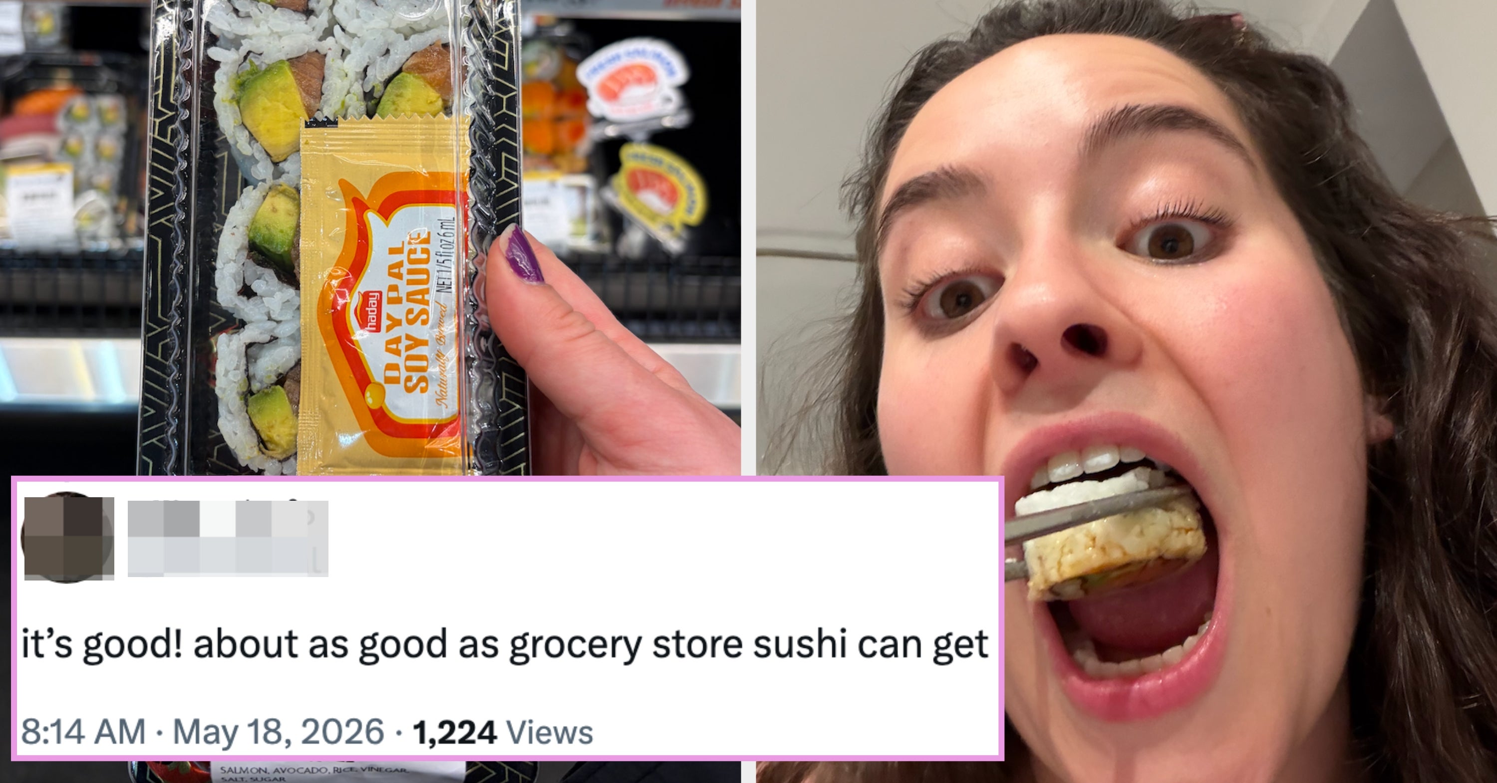 I Tried And Ranked Sushi From Five Popular Grocery Stores – Here Are My Honest Thoughts