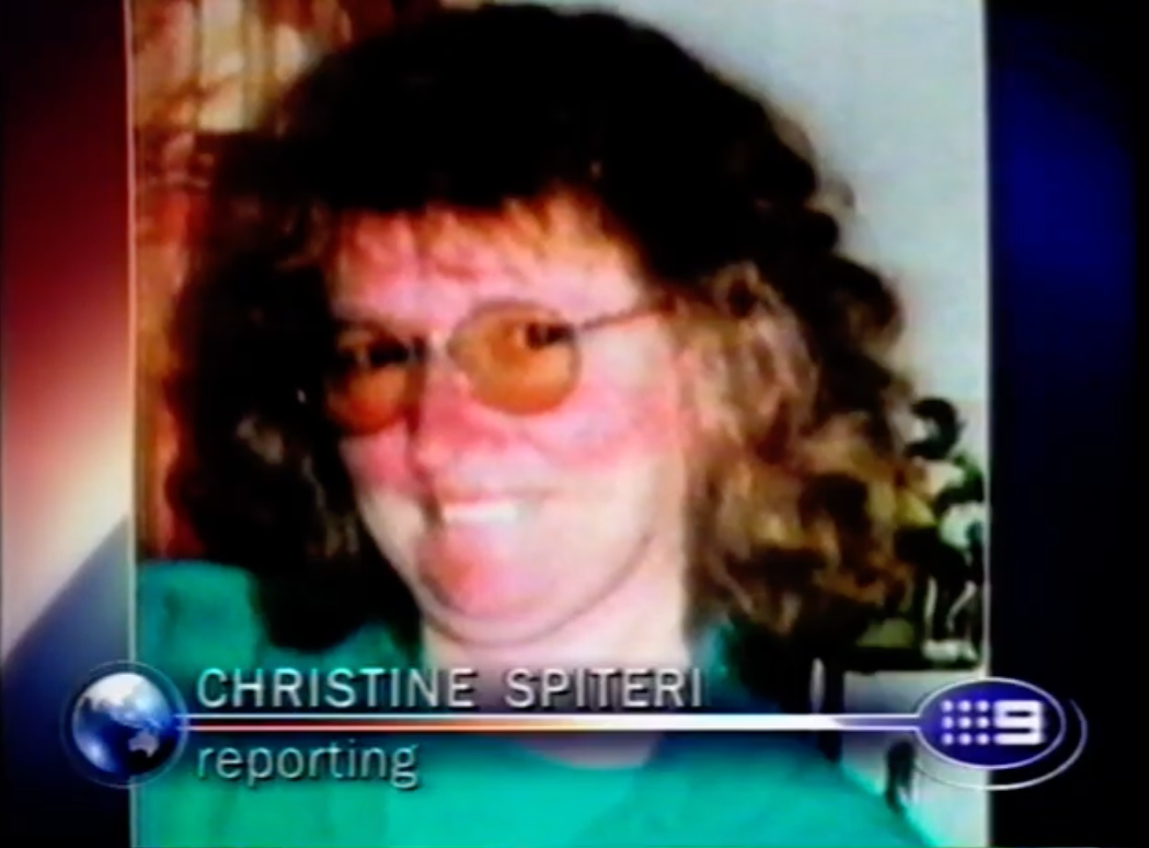 A TV surface shows a smiling pistillate with glasses and curly hair. The surface reads "Christine Spiteri reporting," with a quality logo successful the corner