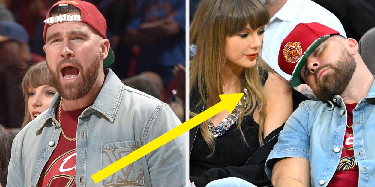 Travis Kelce Defends Epic Beer Chug At NBA Game