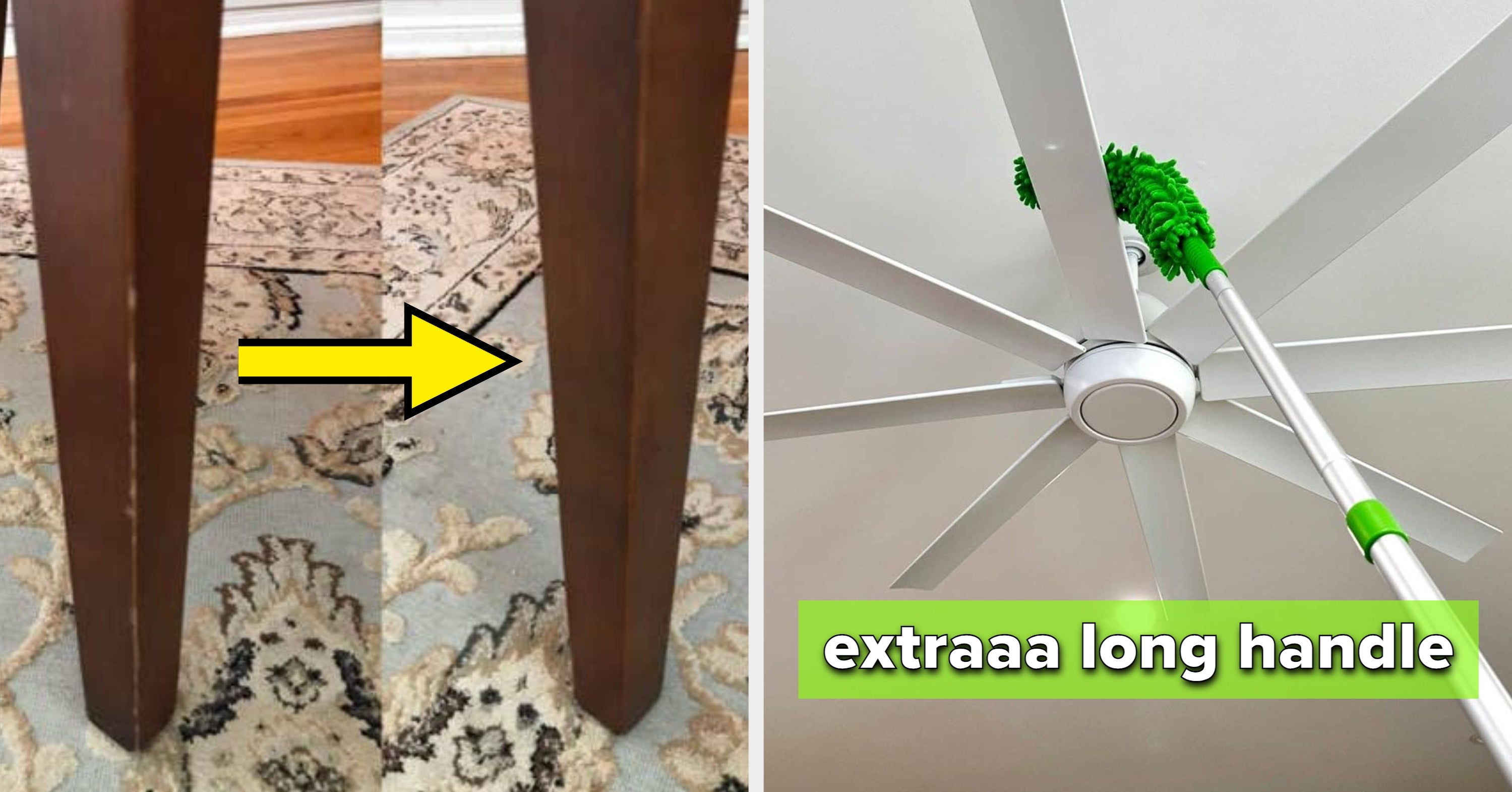 That Scratch On The Coffee Table, Stain On The Sofa, And Mildew In The Shower Are No Match For These 34 Handy Products
