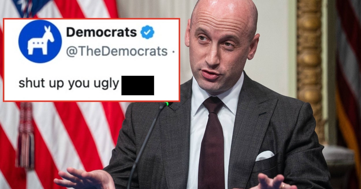 People Are Absolutely Roasting MAGA After They Threw A Tantrum Over Dems Calling Stephen Miller An "Ugly F@!&"