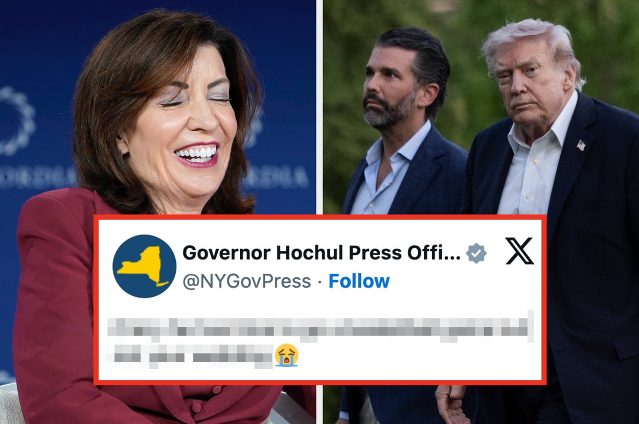 The Governor Of New York's Hilariously Petty Comment About Donald Trump Jr.'s Wedding Is Going Viral